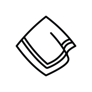 recommend clip art: handkerchief icon vector design template simple and clean