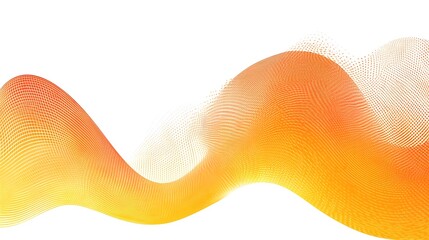 Smooth Flowing Gradient 3D Lines Creating Fluid Wave-Like Motion Abstract Design