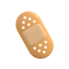 bandage on a white background