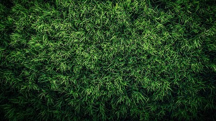 Green grass background Top view Copy space : Generative AI