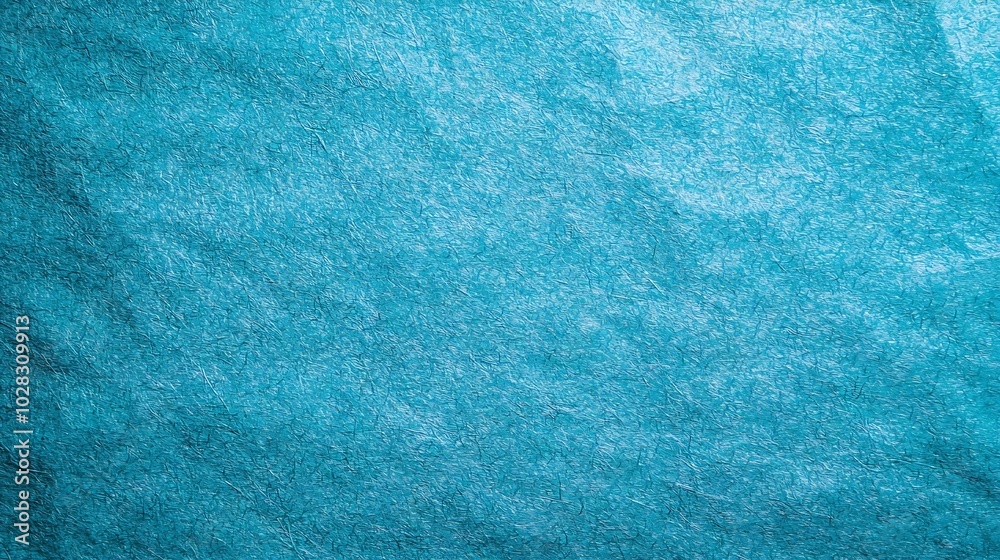 Poster Blue turquoise paper background with high resolution Top view Copy space : Generative AI
