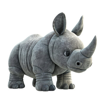 recommend clip art: 3d plush rhinoceros children toy icon clip art clip art
