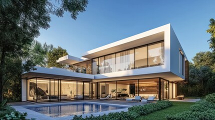 A modern style villa