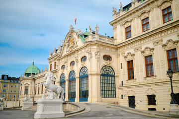 The Belvedere palace in Vienna, Austria