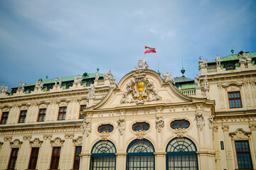 Fototapeta premium The Belvedere palace in Vienna, Austria