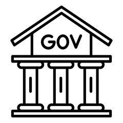 Government Building Icon