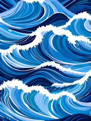 Dynamic Ocean Waves: Flow of Nature&rsquo;s Energy