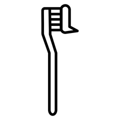 Tooth Paste on Brush Icon