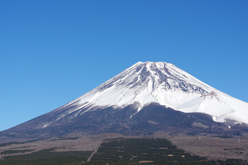 冬の富士山