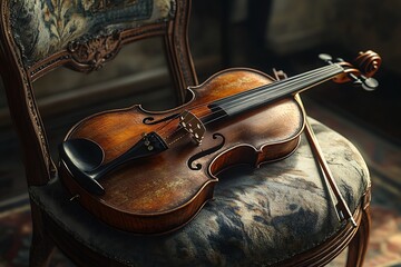 Obraz premium close up of a violin