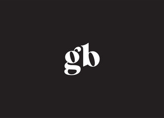 GB letter logo and initial logo design