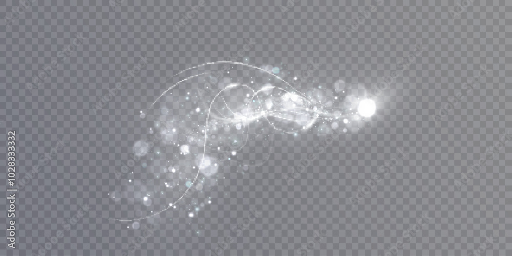 Poster christmas cold blizzard effect with snow. vector texture cold winter wind with snowflakes on transpa