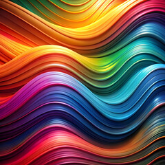 Obraz premium abstract background with colorful waves