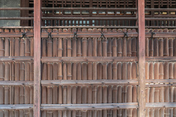 竹垣（塀）　三重県伊賀市