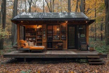 Zero-Waste Tiny House with Eco-Friendly Materials and Sustainable Design