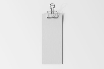 retro vintage risograph artwork print effect vertical hanging with clip custom calendar tactile paper blank empty mockup design concept template 3d render illustration