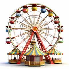 fair on white background