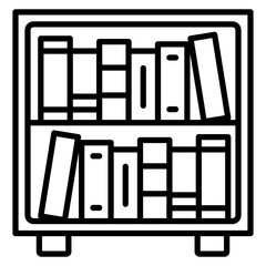 Bookshelf Icon