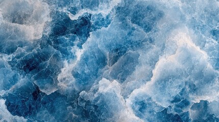 Obraz premium Abstract blue marble texture. This image can be used for website backgrounds, social media posts, and various creative projects.