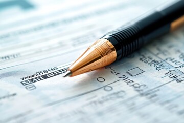 Insurance Paycheck. Payroll Check, Generative AI