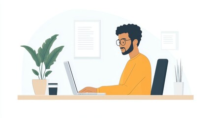 Online Video Conference Job Interview Meeting, Generative AI