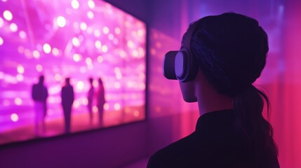 A vibrant sunset over the Santorini coastline, with whitewashed buildings and blue-domed churches perched atop cliffs. The golden light reflects off the Aegean Sea, creating a magical scene.