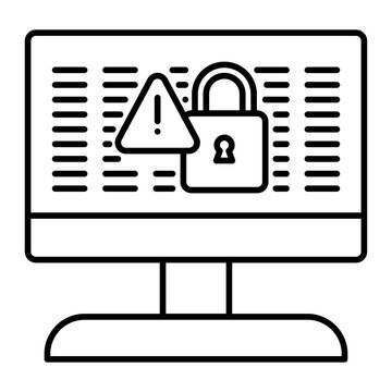 recommend clip art: data encryption outline icon