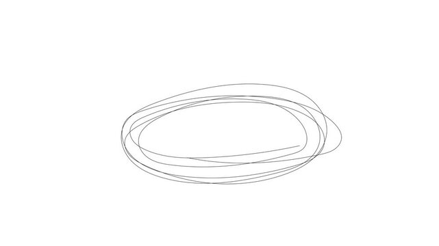 doodle or scribble animation hand drawn on white background	