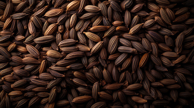 Cumin: With a warm, earthy aroma and slightly bitter flavor, cumin seeds are used whole or ground.