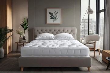 Mattress Memory Foam Bed Topper, Generative AI