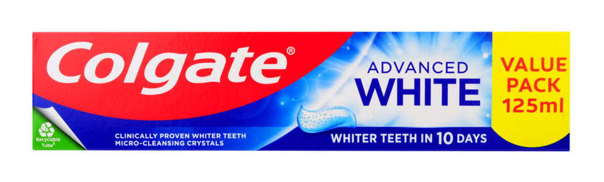 Colgate advanced white toothpaste in a 125ml value pack