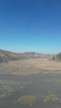 aerial video of the savanna between the Widodaren Valley and the sunrise spot
