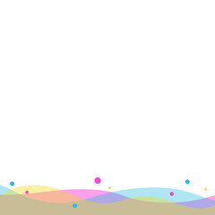 Transparent Blob Footer