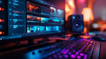 Video Editor Computer Software, Generative AI