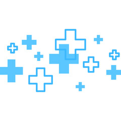 Obraz premium Medical Cross Ornament