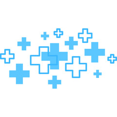 Fototapeta premium Medical Cross Ornament