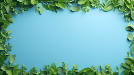 Fototapeta premium Fresh and natural green leaves