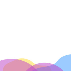 Transparent Blob Footer