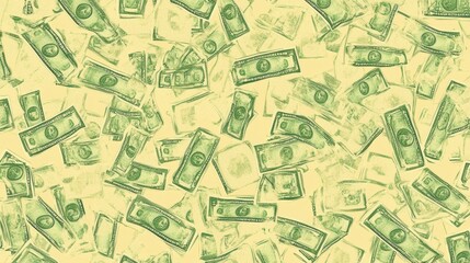 Obraz premium Money paper pattern background