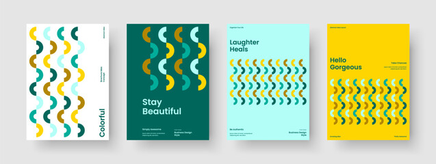 Naklejka premium Isolated Brochure Design. Geometric Book Cover Layout. Abstract Banner Template. Report. Background. Poster. Flyer. Business Presentation. Leaflet. Journal. Notebook. Portfolio. Magazine