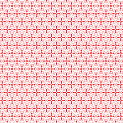 Red circles on a white background. Pattern design. Wallpaper design