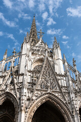 Fototapeta premium église Saint Maclou; le vieux Rouen; region Normandie; 76, Seine Maritime, France