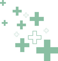 Obraz premium Medical Cross Ornament