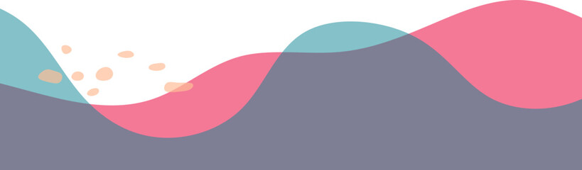 Transparent Blob Footer
