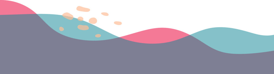 Transparent Blob Footer