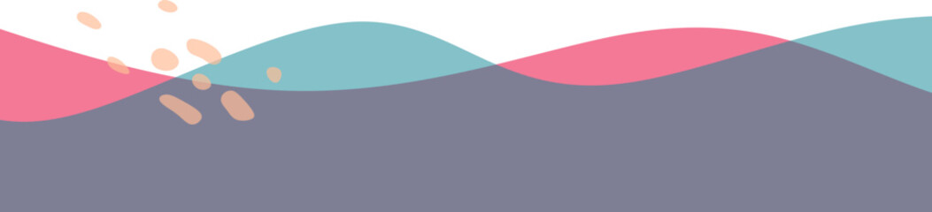 Transparent Blob Footer