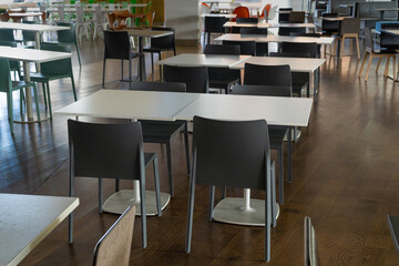 Restaurant Table, Empty Cafe Tables, Bar Terrace, Outdoor Restaurants, Outside Trattoria