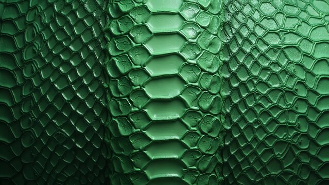 the texture of snakeskin is a green shade