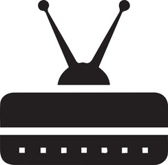 Router Icon Silhouette