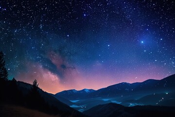 starry night sky